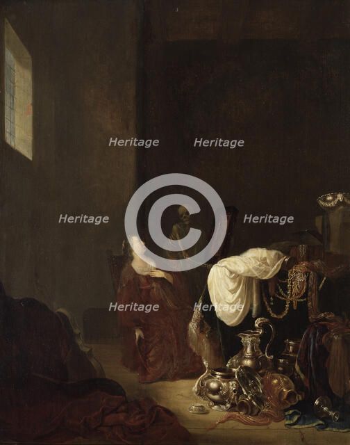 Vanitas Allegory, mid-17th century. Creator: Willem de Poorter.