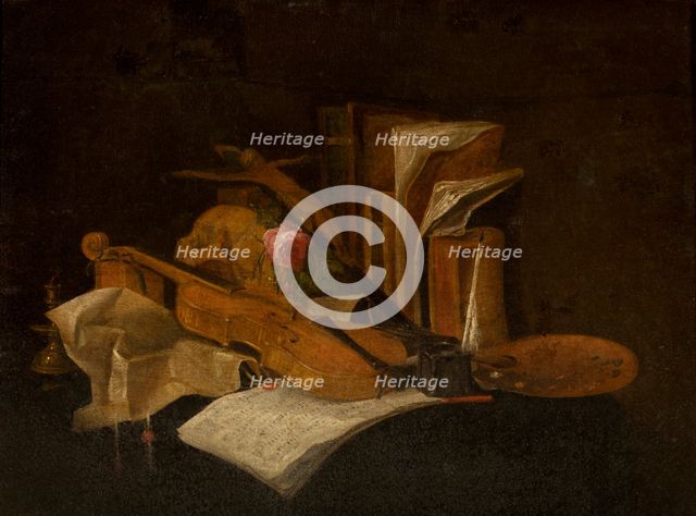 Vanitas, c1650-1690. Creator: Jacques de Claeuw.