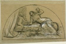 Vanitas of Venus: Parisian Virtues, c. 1890. Creator: Pierre Puvis de Chavannes