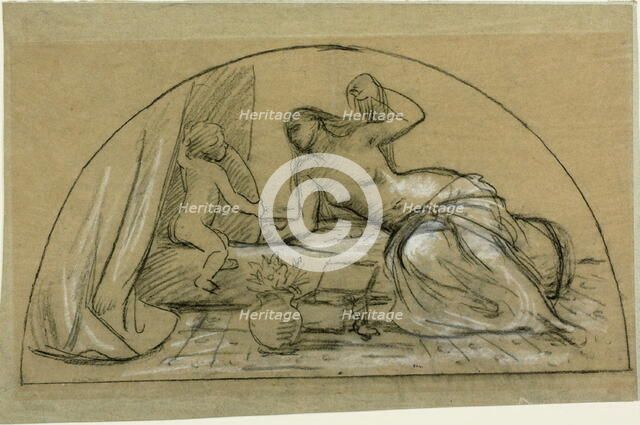 Vanitas of Venus: Parisian Virtues, c. 1890. Creator: Pierre Puvis de Chavannes.