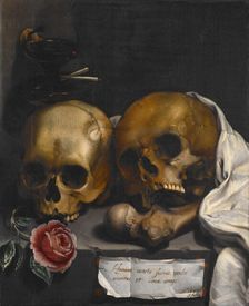Vanitas Still Life, 1629. Creator: J Falk
