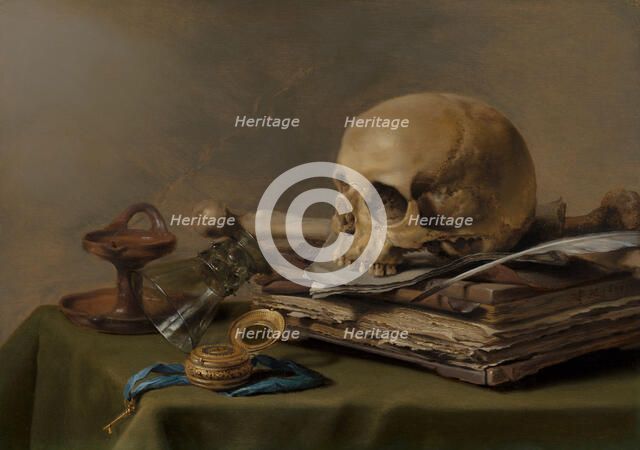 Vanitas Still Life, 1630. Creator: Pieter Claesz.