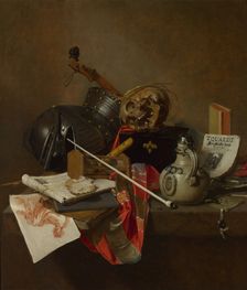 Vanitas Still Life, 1648. Artist: Treck, Jan Jansz. (1605-1652)