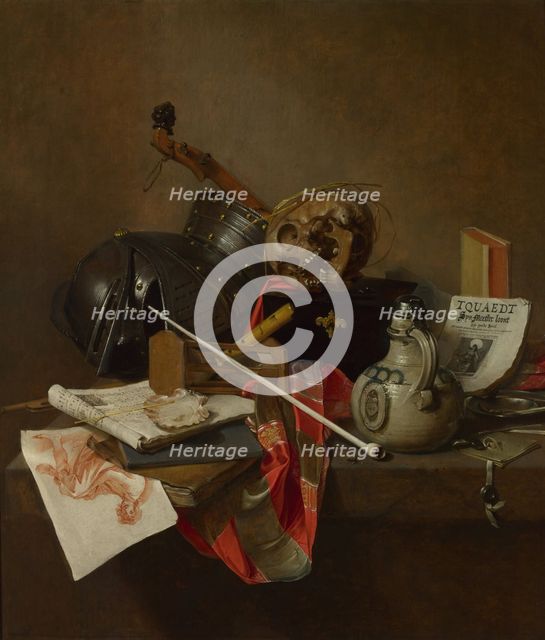 Vanitas Still Life, 1648. Artist: Treck, Jan Jansz. (1605-1652)