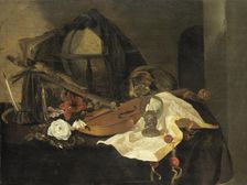 Vanitas Still Life, 1650. Creator: Jacques de Claeuw