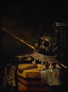 Vanitas Still Life, 1661. Creator: Collier, Edwaert (1642-1708)