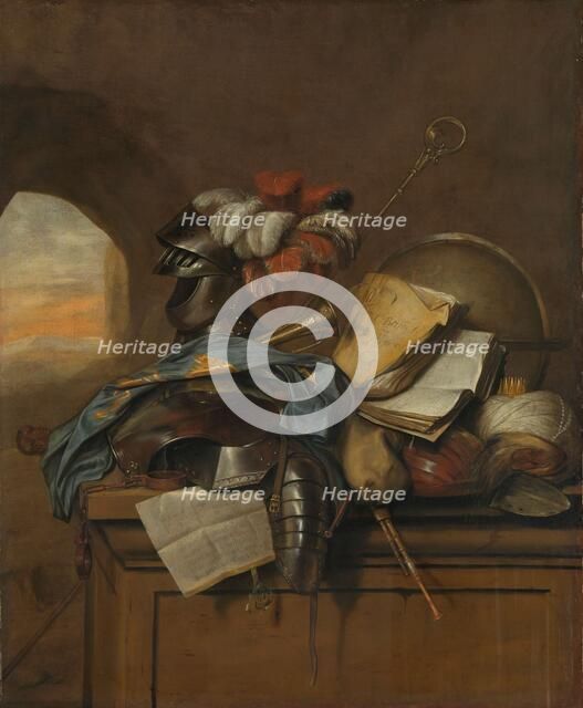 Vanitas Still Life, 1665. Creator: Cornelis Brise.