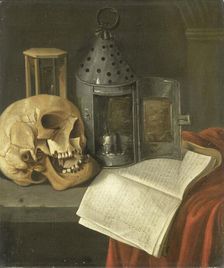 Vanitas Still Life, 1675-1700. Creator: B. Schaak