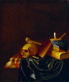 Vanitas Still Life, 1692. Creator: François van Daellen