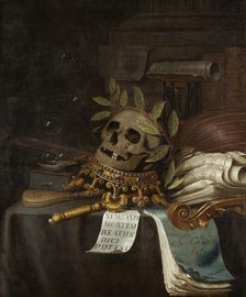 Vanitas Still Life, 1704. Creator: Collier, Edwaert (1642-1708)