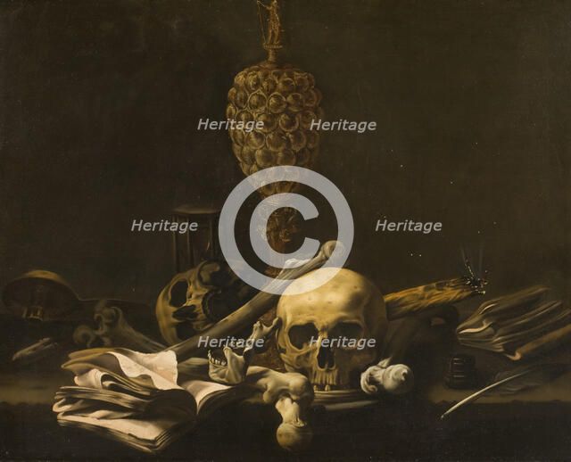 Vanitas Still Life, 17th century. Creator: Unknown.