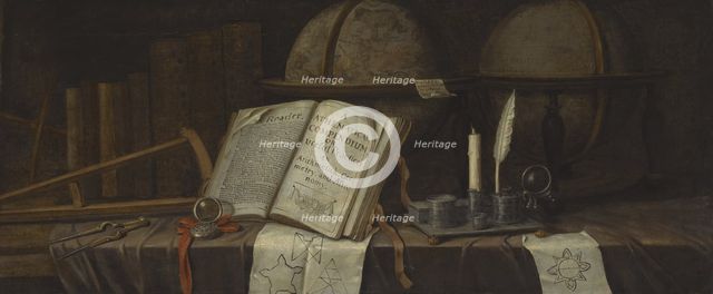Vanitas Still Life. Artist: Collier, Edwaert (1642-1708)