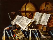"Vanitas" Still Life, c1665. Creator: Adam Bernaert