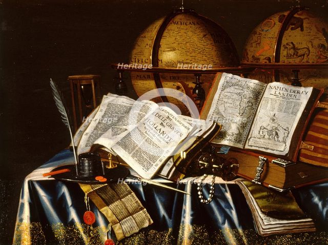 "Vanitas" Still Life, c1665. Creator: Adam Bernaert.