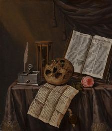 Vanitas Still Life, c1660-1700. Creator: Edwaert Collier