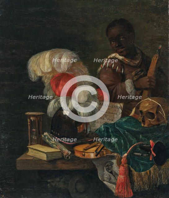 Vanitas still life. Creator: Streeck, Juriaen, van (1632-1687).