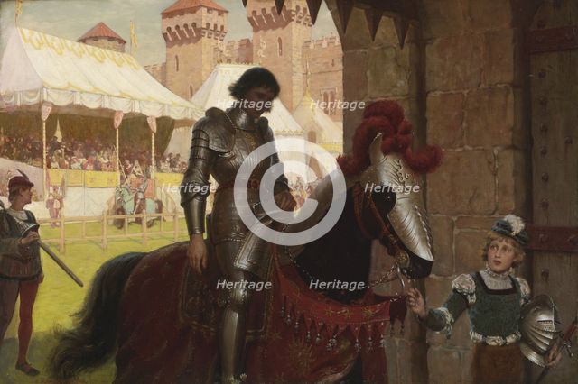 Vanquished, 1884. Artist: Leighton, Edmund Blair (1853-1922)
