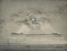 Vardohus Fortress, c1870. Creator: Peder Balke