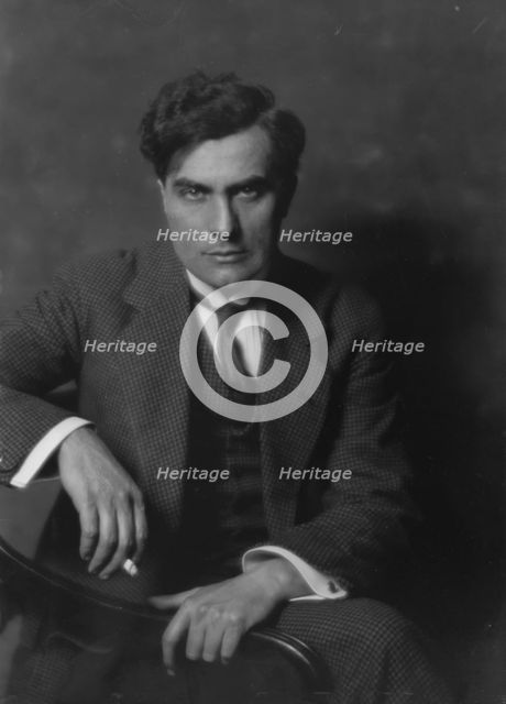 Vares, Mr., portrait photograph, 1916 Mar. 3. Creator: Arnold Genthe.