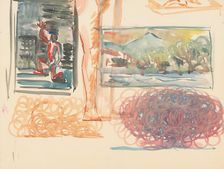 Various Watercolors, 1st half 20th century. Creator: Arnold Peter Weisz-Kubincan