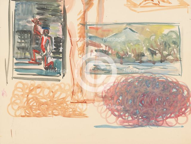 Various Watercolors, 1st half 20th century. Creator: Arnold Peter Weisz-Kubincan.