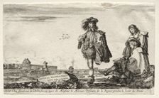 Various Figures and Landscapes, 1649. Creator: Stefano Della Bella (Italian, 1610-1664)