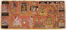 Various Heavens, Folio from a Samgrahanisutra (Book of Compilation), between 1575 and 1600. Creator: Unknown