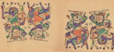 Various New Year’s pictures and door gods, early 20th century. Creator: Unknown