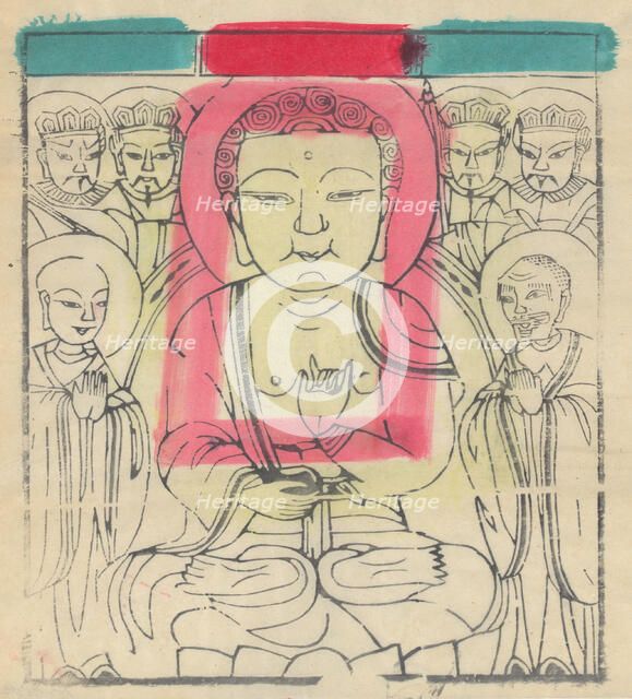 Various New Year’s pictures and door gods, early 20th century. Creator: Unknown.