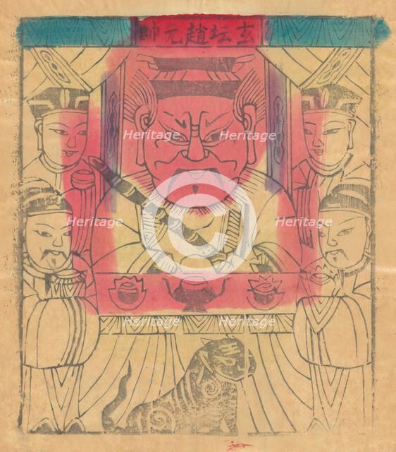 Various New Year’s pictures and door gods, early 20th century. Creator: Unknown.