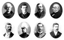 Various portraits, 1898. Creators: Unknown, Elliott & Fry, George Watmough Webster, Maull & Fox, Gunn & Stuart, Lambert Weston & Son, H. G. Chase