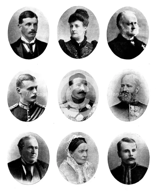 Various portraits, 1898. Creators: Unknown, Elliott & Fry, John Chancellor, Lafayette.