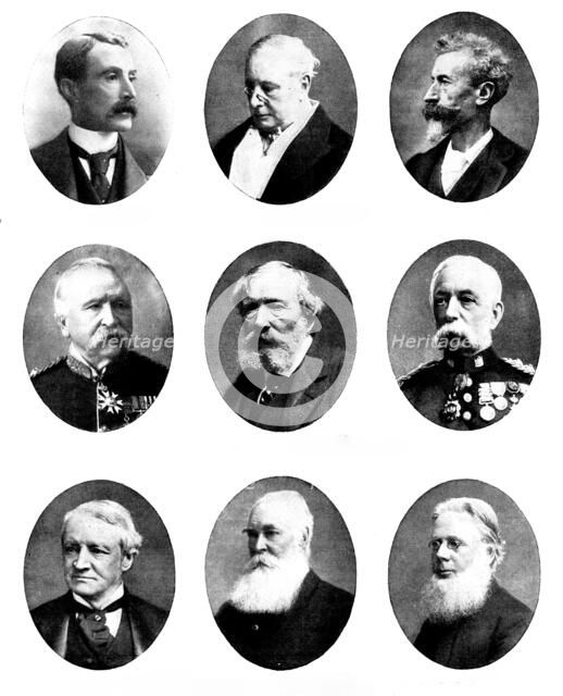 Various portraits, 1898.  Creators: Unknown, Lafayette, Elliott & Fry, Lormier, Russell & Sons.