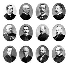 Various portraits, 1898. Creators: Unknown, Russell & Sons, Elliott & Fry, Maull & Fox