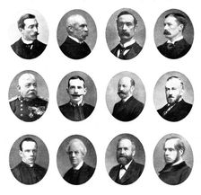 Various portraits, 1898. Creators: Unknown, Russell & Sons, Elliott & Fry, Maull & Fox