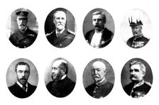 Various portraits, 1898. Creators: Unknown, Russell & Sons, Maull & Fox, Elliott & Fry