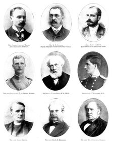 Various portraits, 1898. Creators: Gunn & Stuart, Elliott & Fry, W&D Downey, Disdéri & Cie., Henry Joseph Whitlock