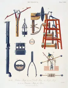 Various pumps for raising water, 1816. Creator: Unknown
