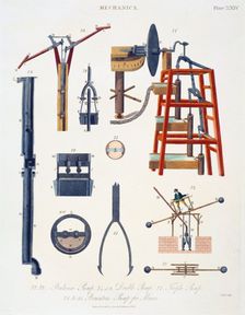 Various pumps for raising water, 1816. Creator: Unknown