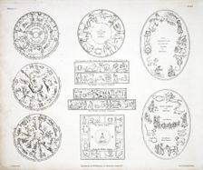 Various representations of the Zodiac, 1822