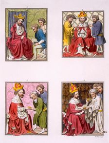 Various rituals to do with the monetary system in the time of Maximilian I, c1800-18. Creator: Vittorio Raineri (19th century)