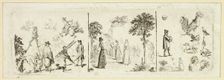 Various Sketches, 1800. Creator: Daniel Nikolaus Chodowiecki