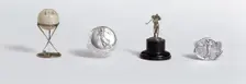 Various silver golfing trophies, c1920s. Creator: Unknown