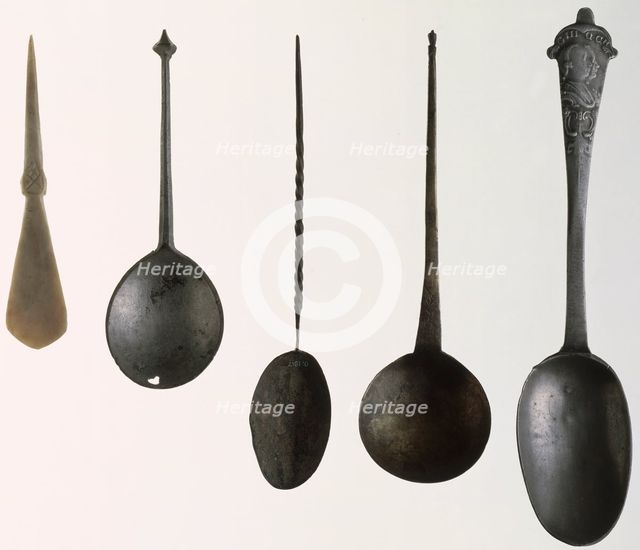 Various spoons. Creator: Unknown.