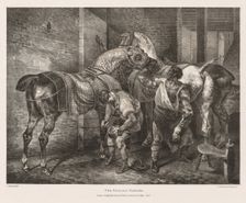 Various Subjects Drawn from Life and on Stone: The English Farrier, 1821. Creator: Théodore Géricault (French, 1791-1824)