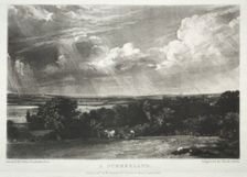 Various Subjects of Landscape, Characteristic of English Scenery...A Summerland, 1831. Creator: David Lucas (British, 1802-1881)