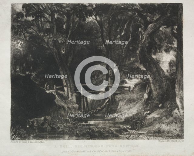 Various Subjects of Landscape, Characteristic of English Scenery from Pictures..., 1830. Creator: David Lucas (British, 1802-1881).