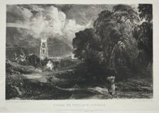 Various Subjects of Landscape, Characteristic of English Scenery...Stoke by Neyland, Suffolk, 1830. Creator: David Lucas (British, 1802-1881)
