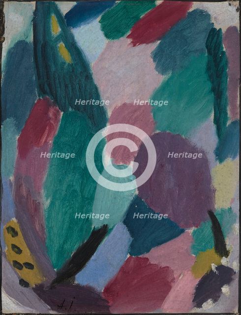 Variation, 1917. Creator: Javlensky, Alexei, von (1864-1941).