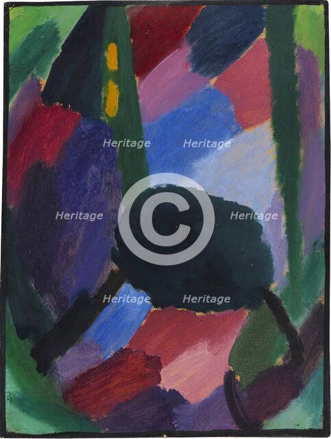 Variation, c. 1916. Creator: Javlensky, Alexei, von (1864-1941).